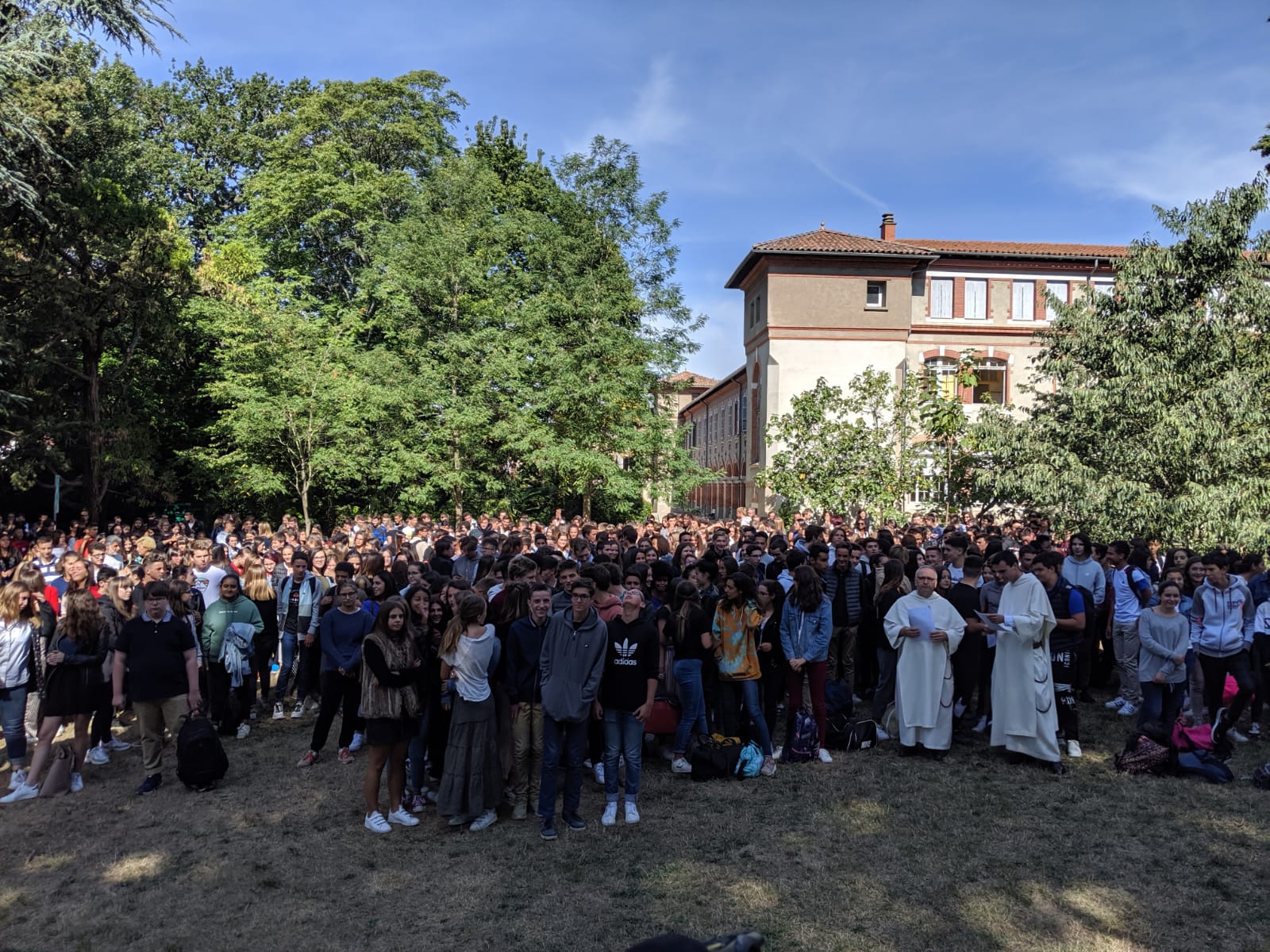 Bénédiction pour la rentrée le 9 septembre 2019 Sainte Marie des Champs